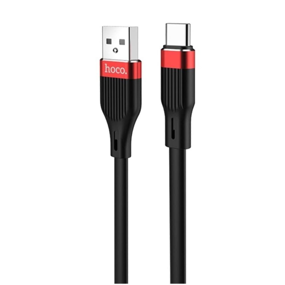USB-кабель Hoco U72, Type-C, 2.4 А, 120 см, чорний