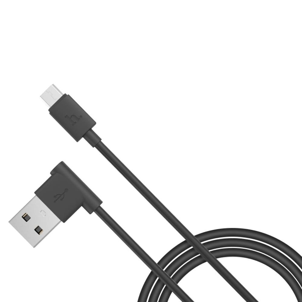 USB-кабель Hoco UPM10, Micro-USB, 2.4 А, 120 см, чорний