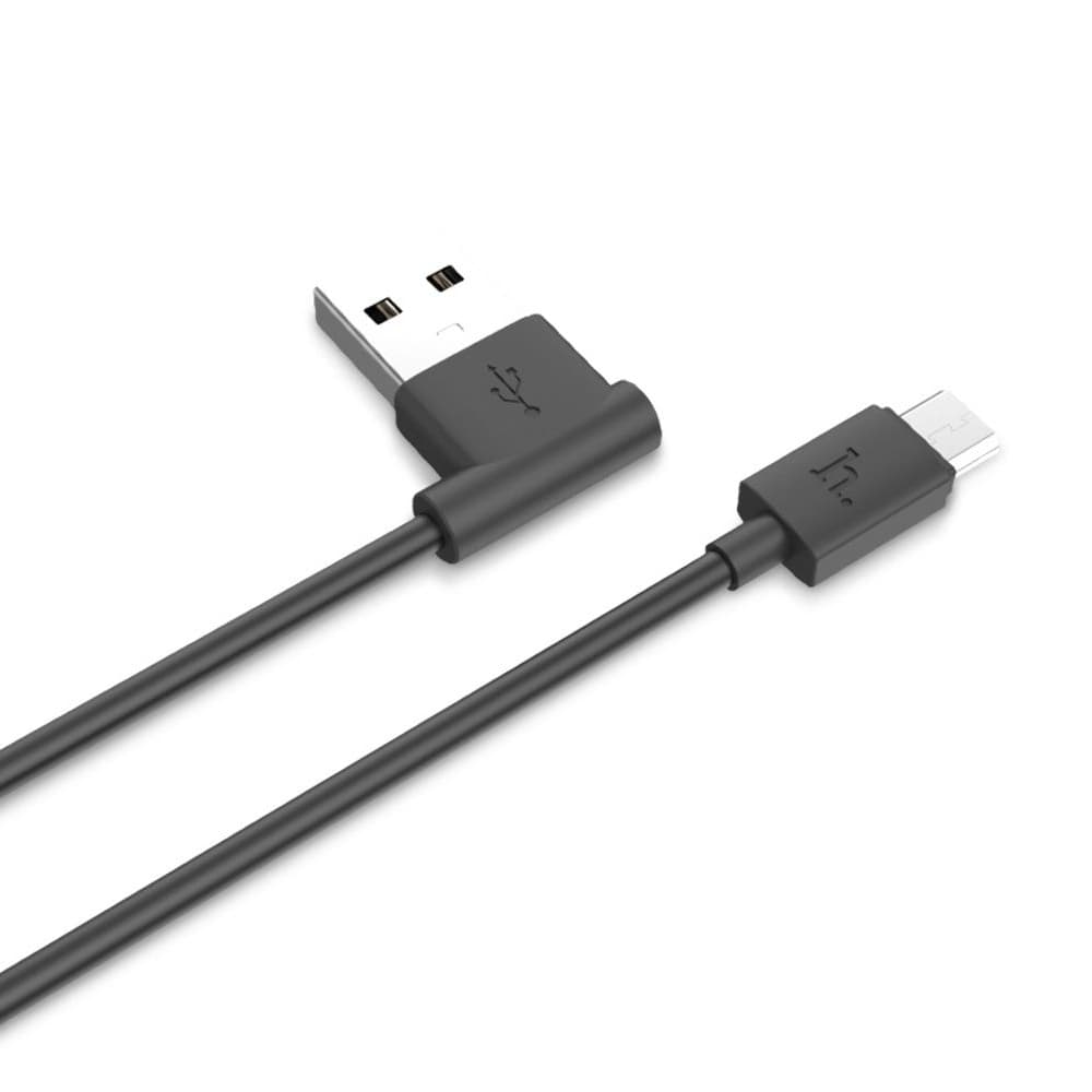USB-кабель Hoco UPM10 L, Micro-USB, 2.0 А, 120 см, черный