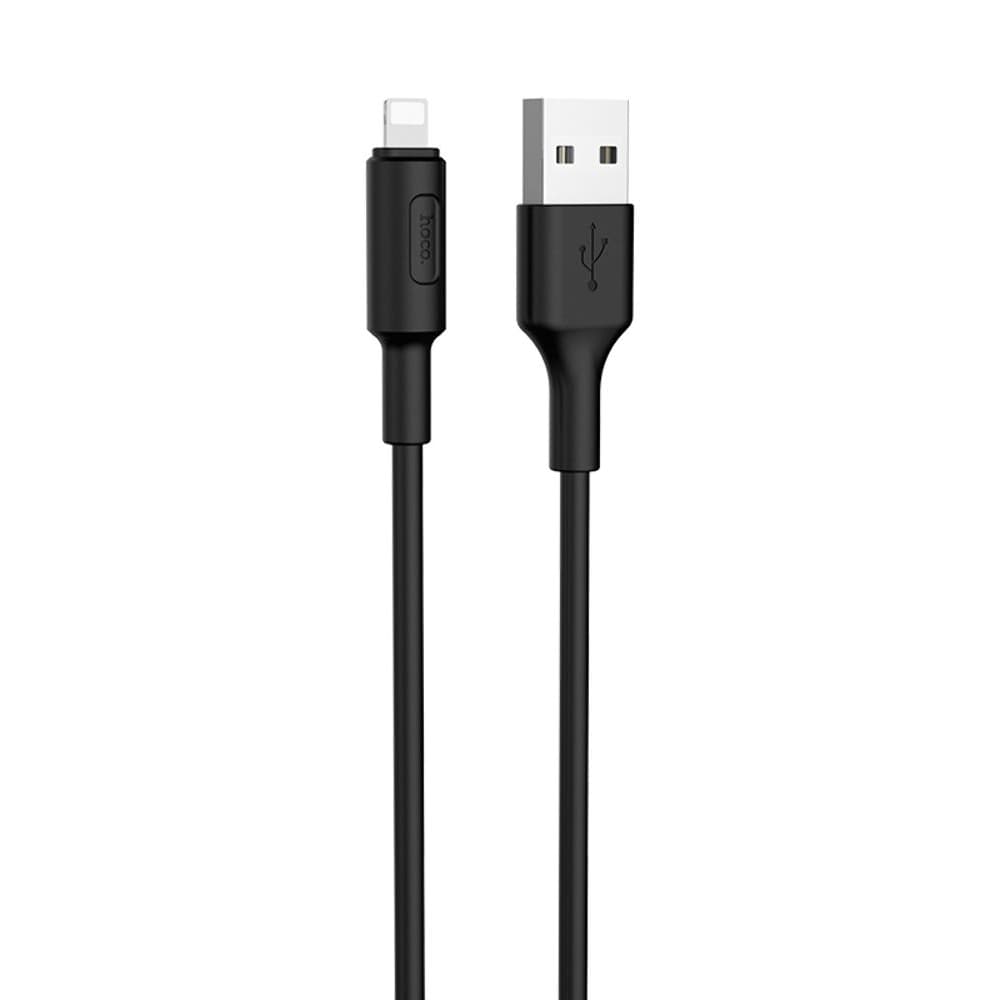 USB-кабель Hoco X25, Lightning, 2.0 А, 100 см, чорний
