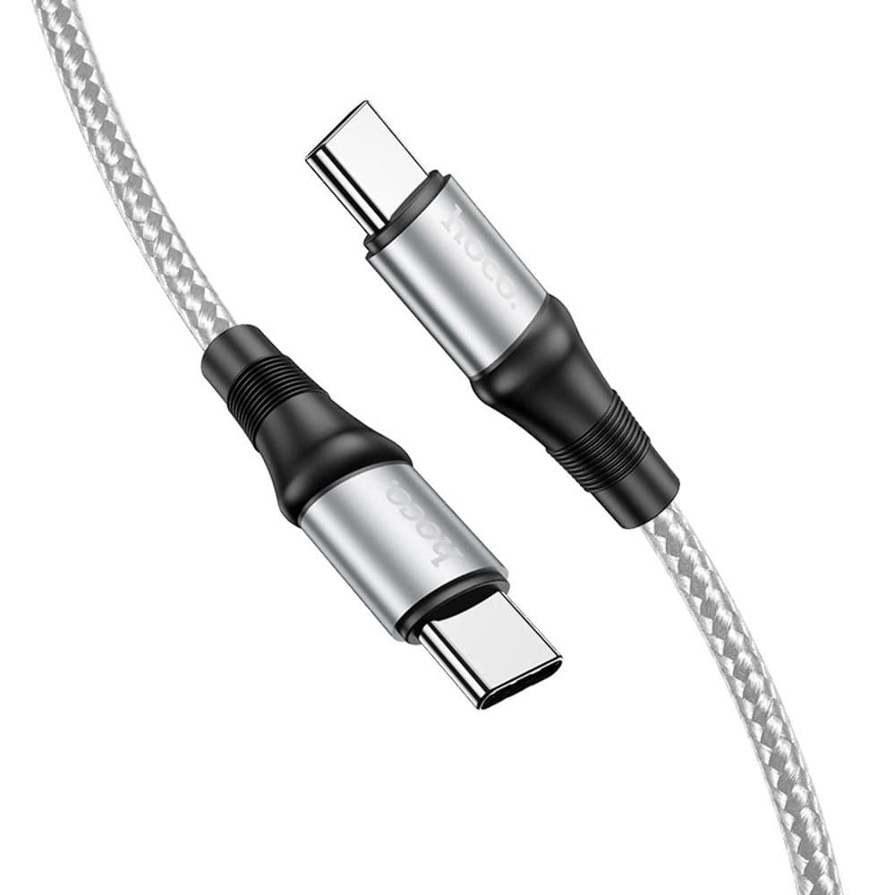 USB-кабель Hoco X50, Type-C на Type-C, 200 см, Power Delivery (100 Вт), сірий