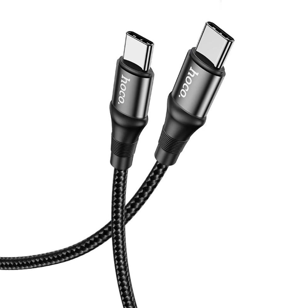 USB-кабель Hoco X50, Type-C на Type-C, 200 см, Power Delivery (100 Вт), чорний