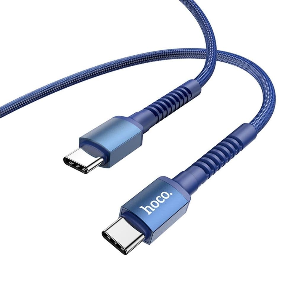 USB-кабель Hoco X71, Type-C на Type-C, 100 см, Power Delivery (60 Вт), синій