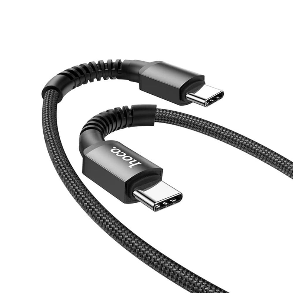 USB-кабель Hoco X71, Type-C на Type-C, 100 см, Power Delivery (60 Вт), чорний