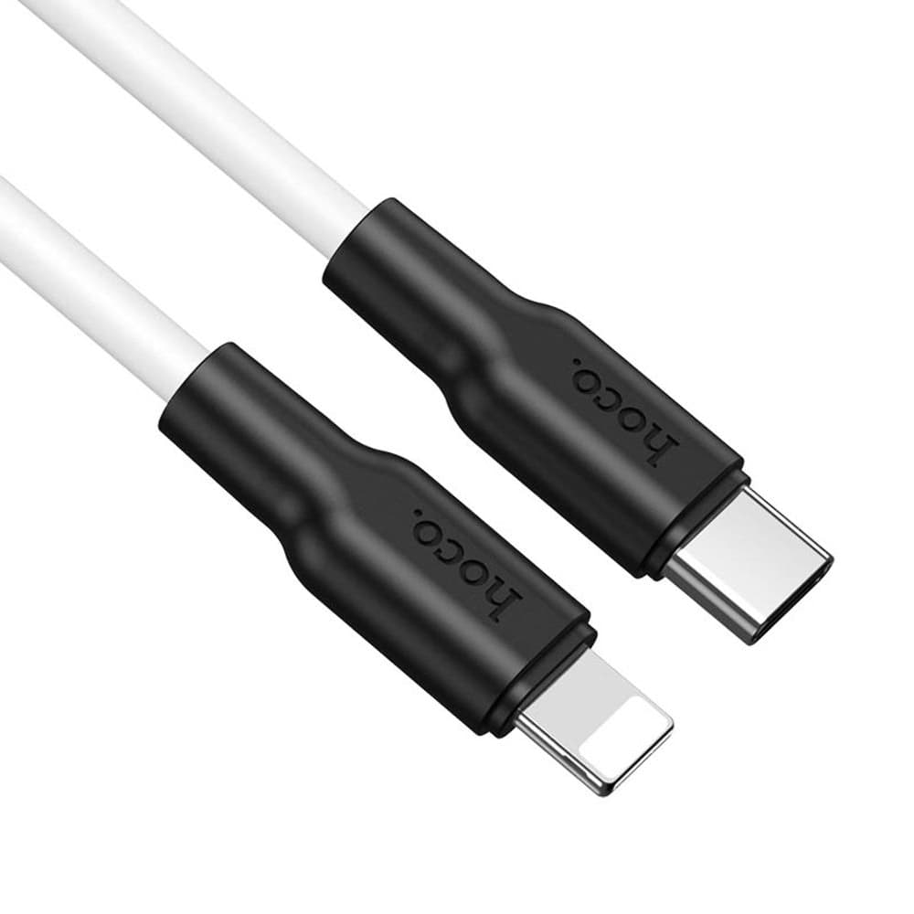 USB-кабель Hoco X21 Plus, Type-C на Lightning, 100 см, Power Delivery (20 Вт), белый