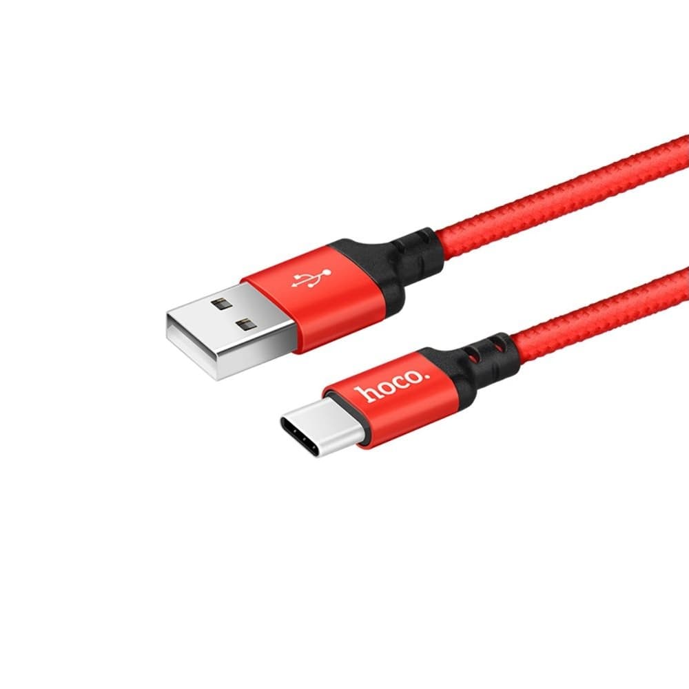 USB-кабель Hoco X14, Type-C, 100 см, красный
