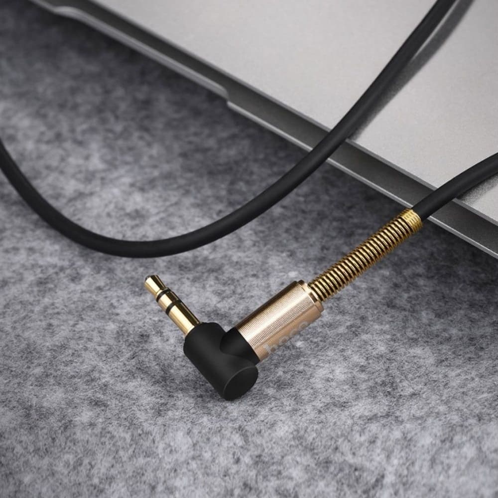 AUX-USB-кабель Hoco UPA02, Jack 3.5 на Jack 3.5, 100 см, черный
