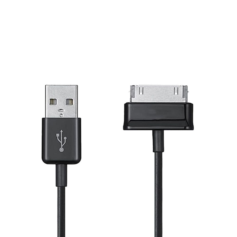 USB-кабель Samsung P1000, P1010, 100 см, 30 pin, чорний