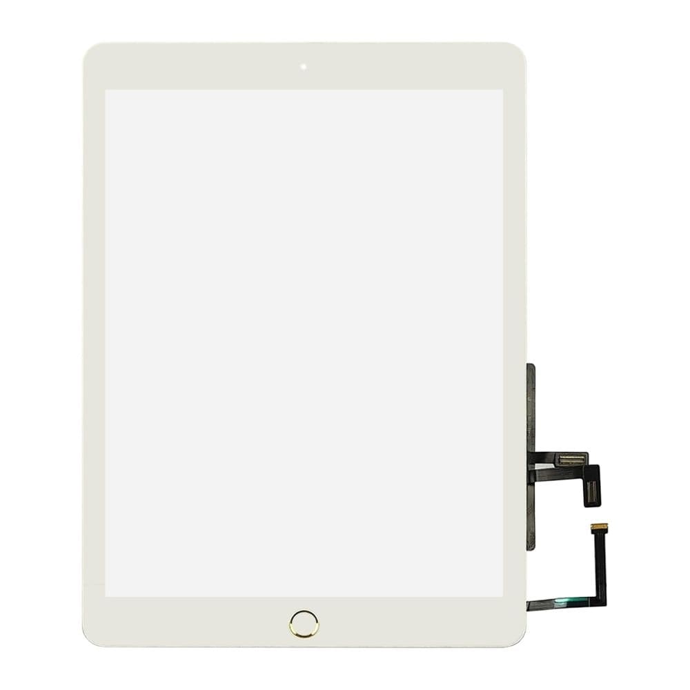 Тачскрин Apple iPad 9.7 (2017) (A1822/ A1823) белый с кнопкой Home