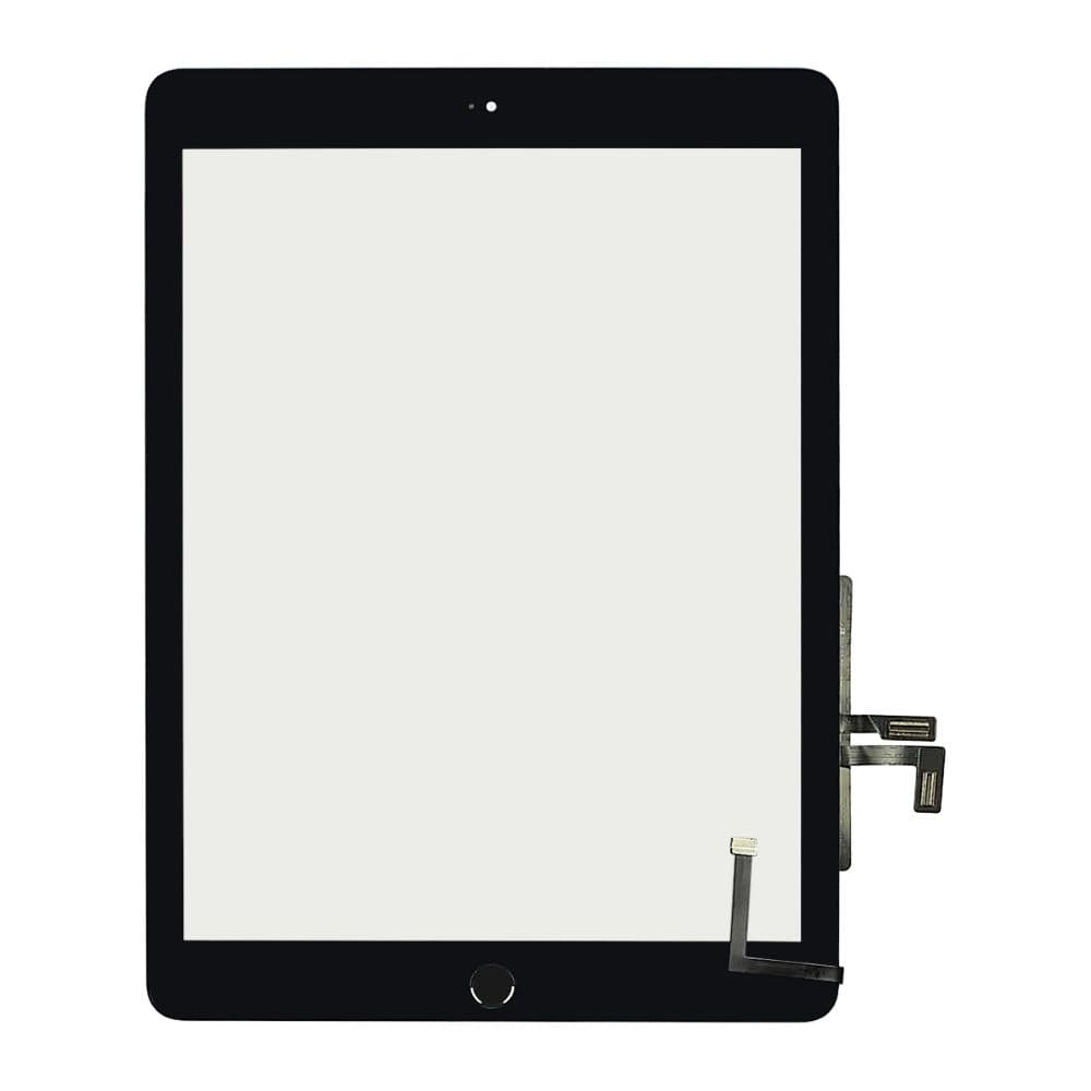 Тачскрин Apple iPad 9.7 (2017) (A1822/ A1823), черный с кнопкой Home