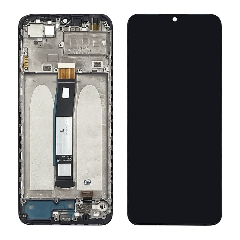 Дисплей Xiaomi Redmi 10C, 220333QAG, 220333QBI, 220333QNY, 220333QL, черный | с тачскрином | с передней панелью | High Copy | дисплейный модуль, экран, монитор