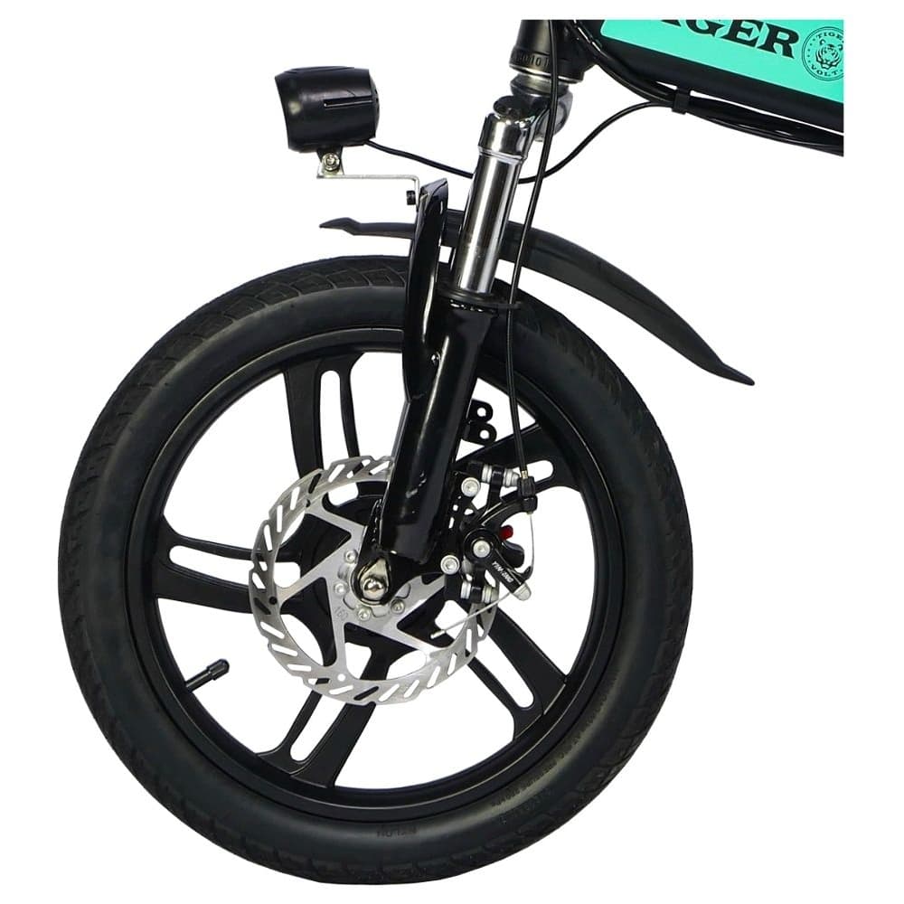 Электровелосипед ZM TigerVolt 16, черный, колеса 16