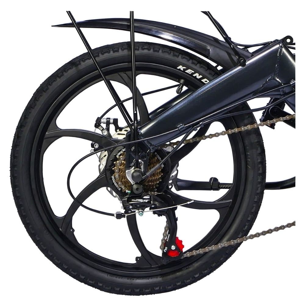 Электровелосипед ZM TigerVolt 20, титановый металлик, колеса 20
