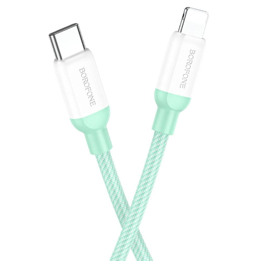 USB-кабель Borofone BX68, Type-C на Lightning, 200 см, Power Delivery (20 Вт), зеленый