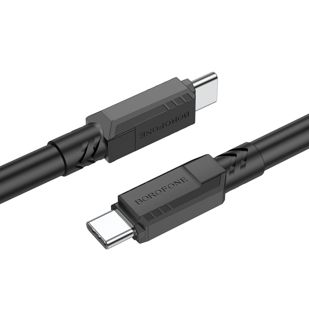 USB-кабель Borofone BX81, Type-C на Type-C, 100 см, Power Delivery (60 Вт), черный