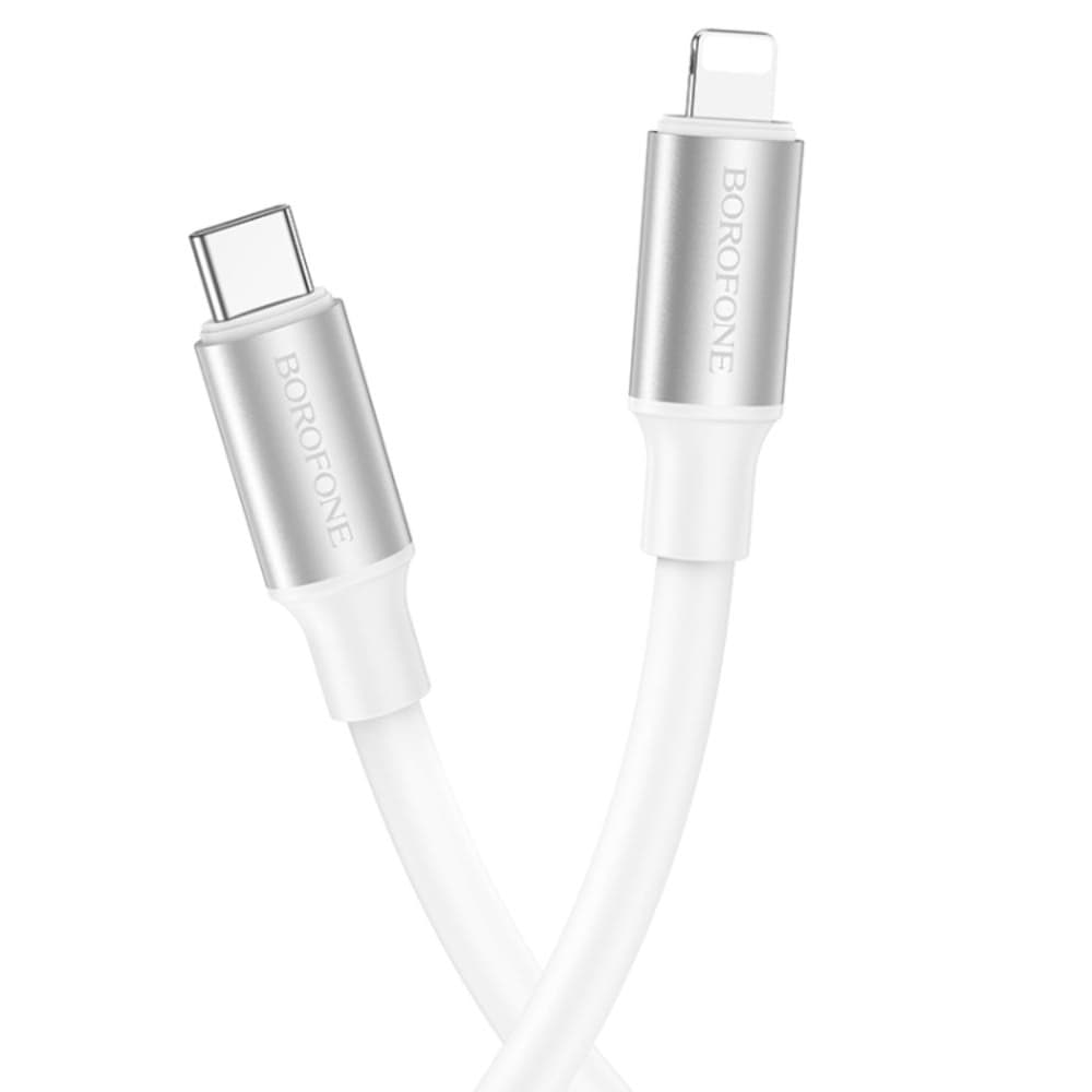 USB-кабель Borofone BX82, Type-C на Lightning, 100 см, Power Delivery (20 Вт), білий