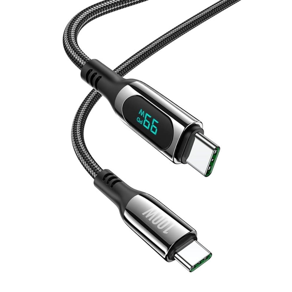 USB-кабель Hoco S51, Type-C на Type-C, 120 см, Power Delivery (100 Вт), чорний