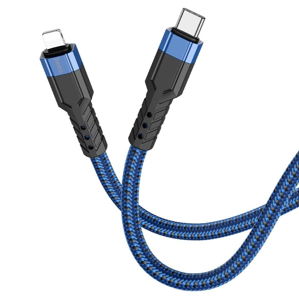 USB-кабель Hoco U110, Type-C на Lightning, 120 см, Power Delivery (20 Вт), синій