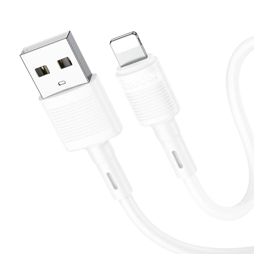 USB-кабель Hoco X83, 2.4 А, 100 см, Lightning, білий