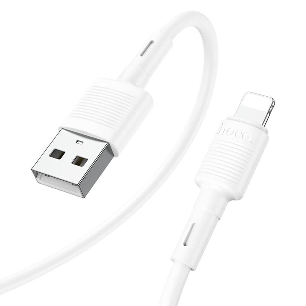 USB-кабель Hoco X83, 2.4 А, 100 см, Lightning, белый