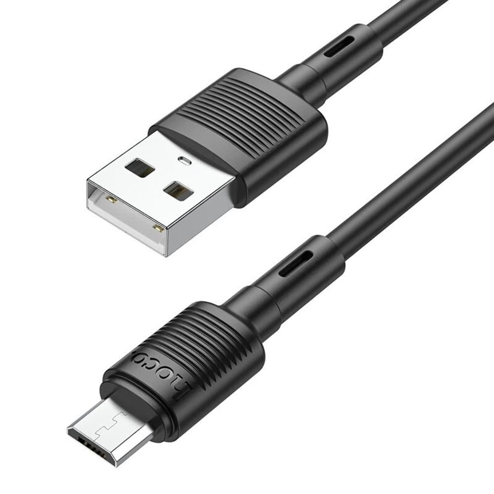 USB-кабель Hoco X83, Micro-USB, 2.4 А, 100 см, черный