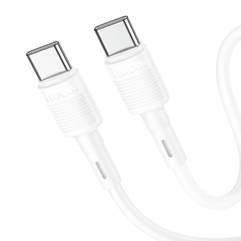 USB-кабель Hoco X83, Type-C на Type-C, Power Delivery (60 Вт), 100 см, білий