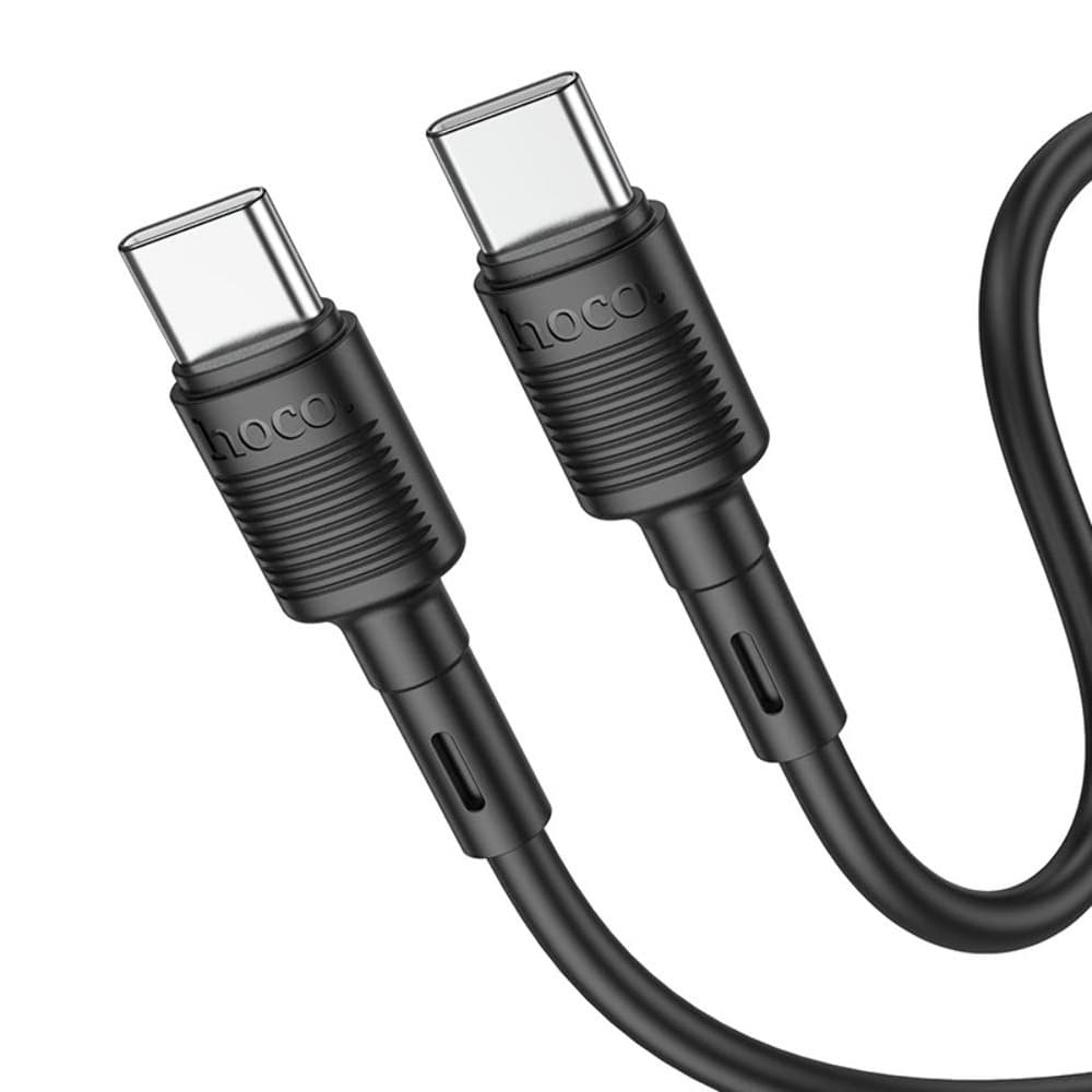 USB-кабель Hoco X83, Type-C на Type-C, Power Delivery (60 Вт), 100 см, чорний