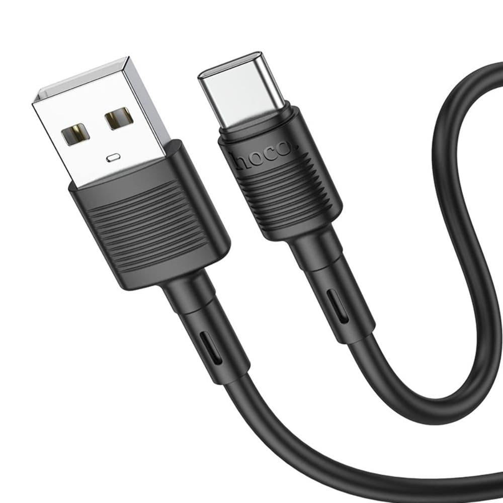 USB-кабель Hoco X83, Type-C, 3.0 А, 100 см, чорний