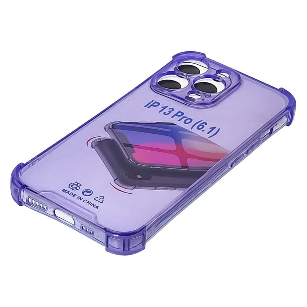 Чехол TPU shockproof angle для Apple iPhone 13 Pro, фиолетовый