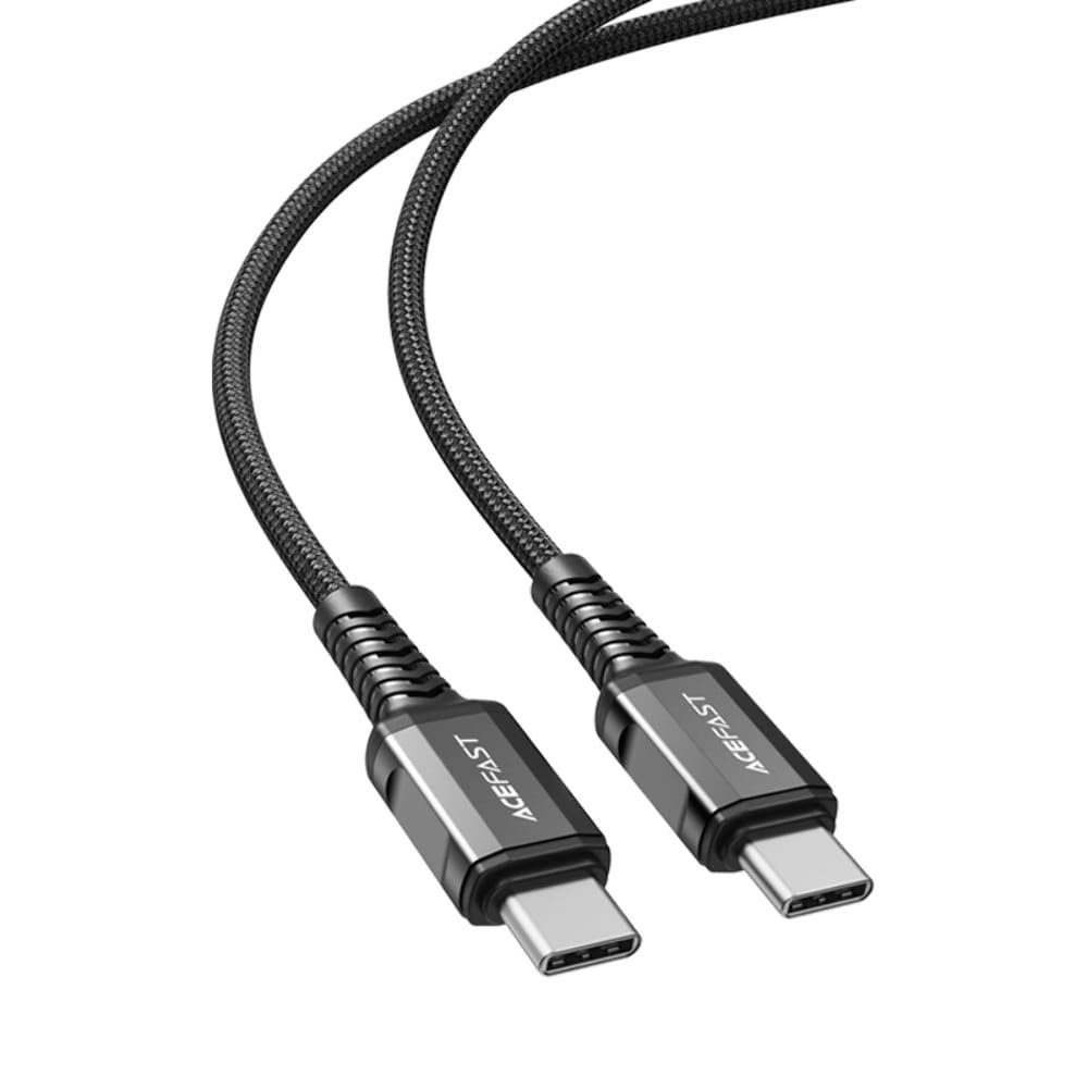 USB-кабель Acefast C1-03, Type-C на Type-C, Power Delivery (60 Вт), 120 см, чорний