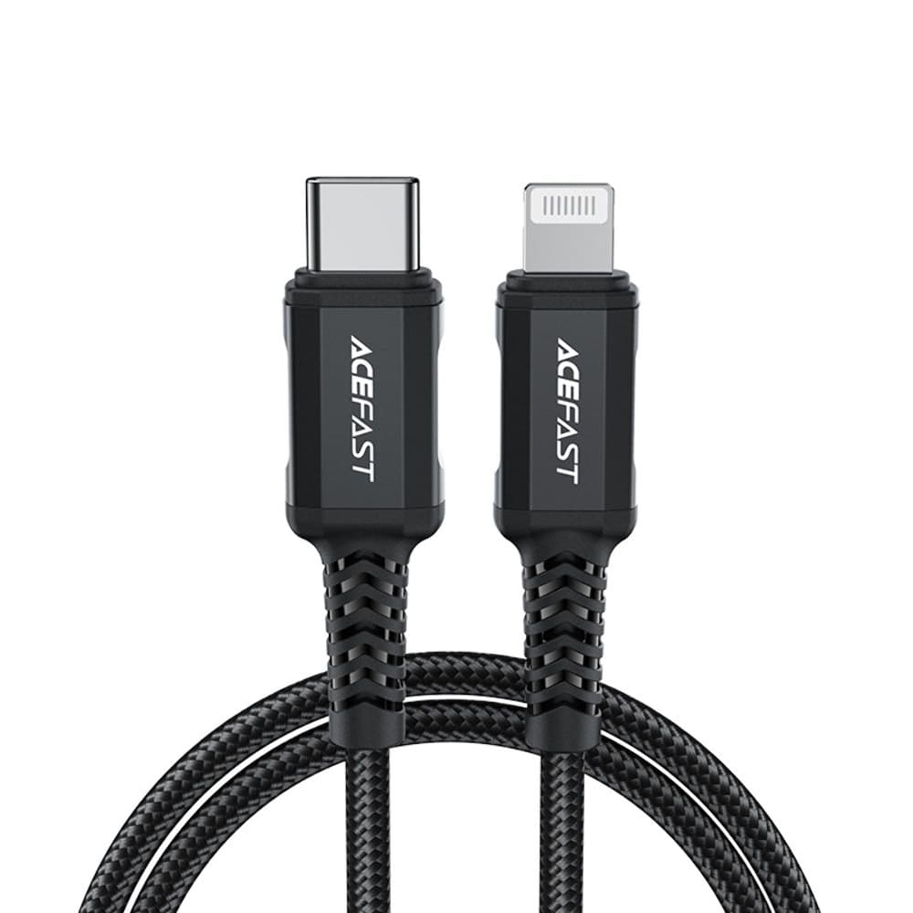 USB-кабель Acefast C4-01, Type-C на Lightning, Power Delivery (30 Вт), 180 см, черный