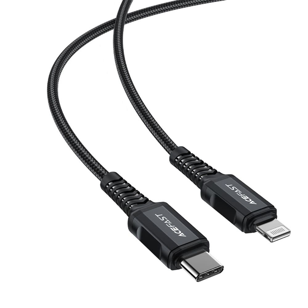 USB-кабель Acefast C4-01, Type-C на Lightning, Power Delivery (30 Вт), 180 см, черный