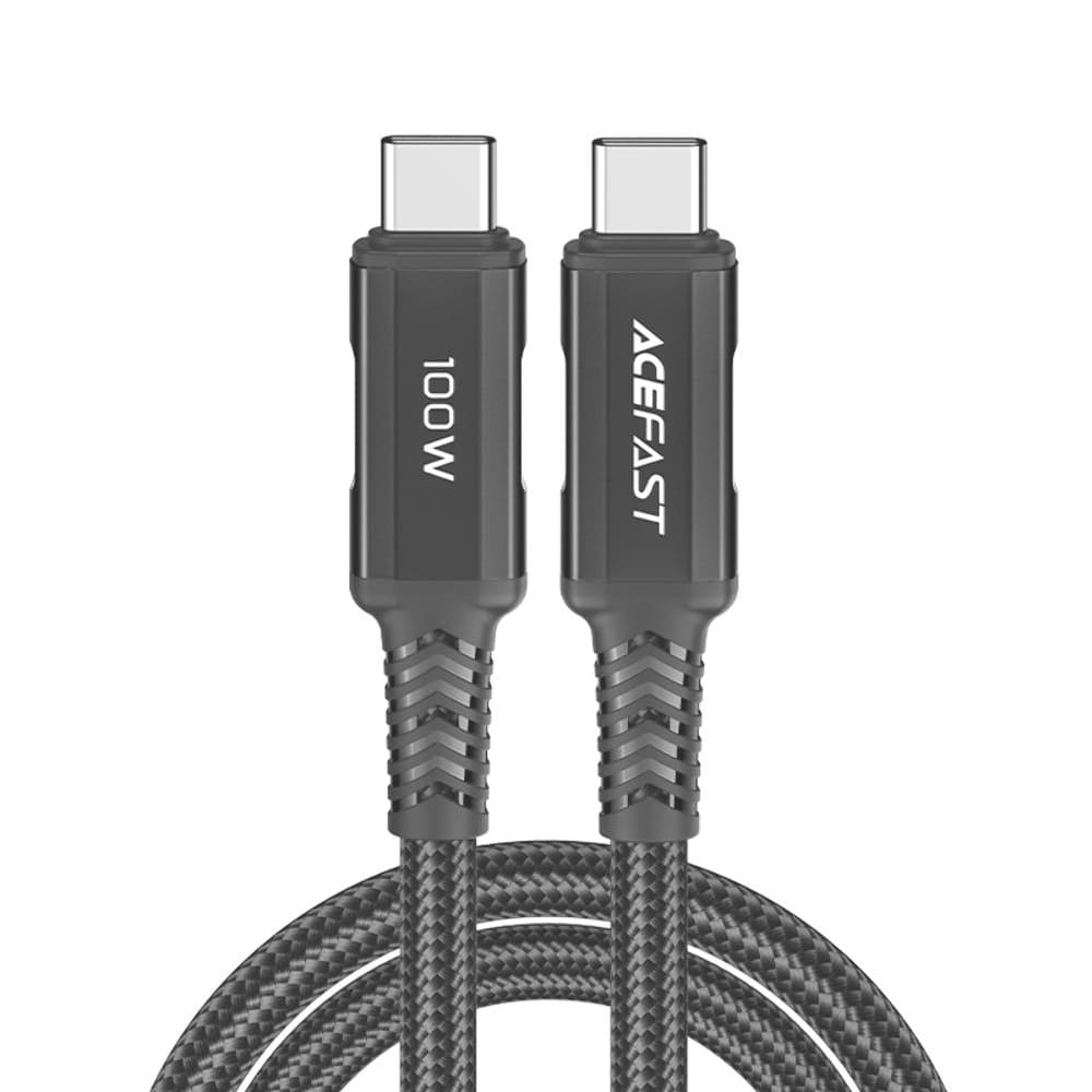 USB-кабель Acefast C4-03, Type-C на Type-C, Power Delivery (100 Вт), 200 см, чорний