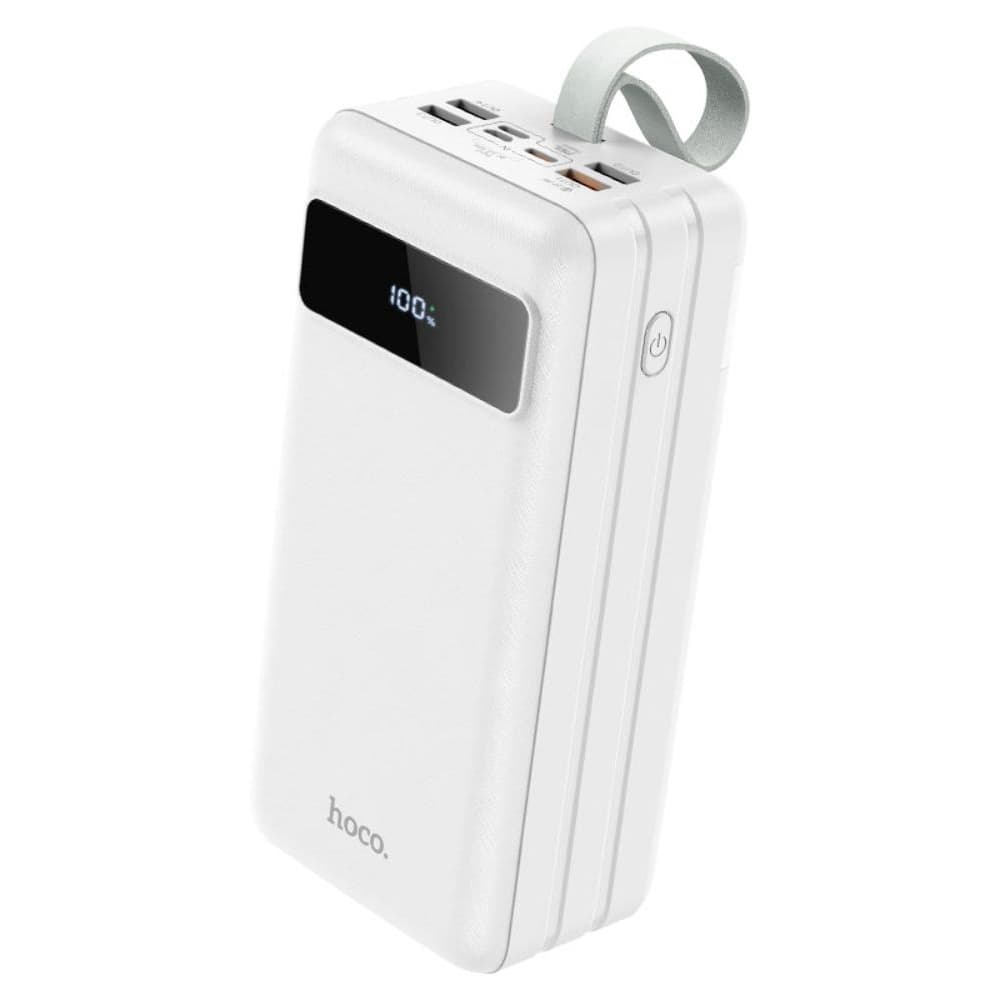 Power bank Hoco J86B, 60000 mAh, 22.5 Вт, Power Delivery (20 Вт), Quick Charge 3.0, белый