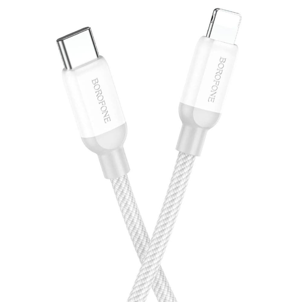 USB-кабель Borofone BX68, Type-C на Lightning, 100 см, Power Delivery (20 Вт), серебристый