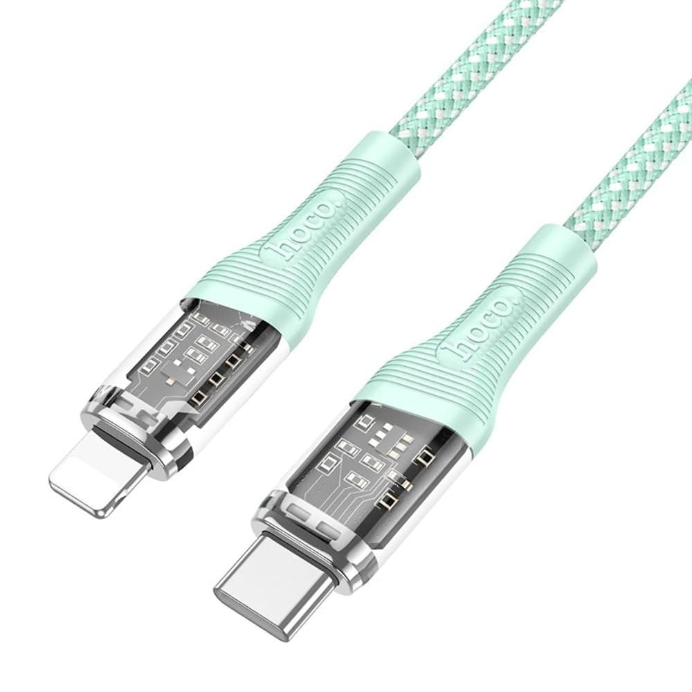USB-кабель Hoco U111, Type-C на Lightning, Power Delivery (20 Вт), 120 см, зеленый