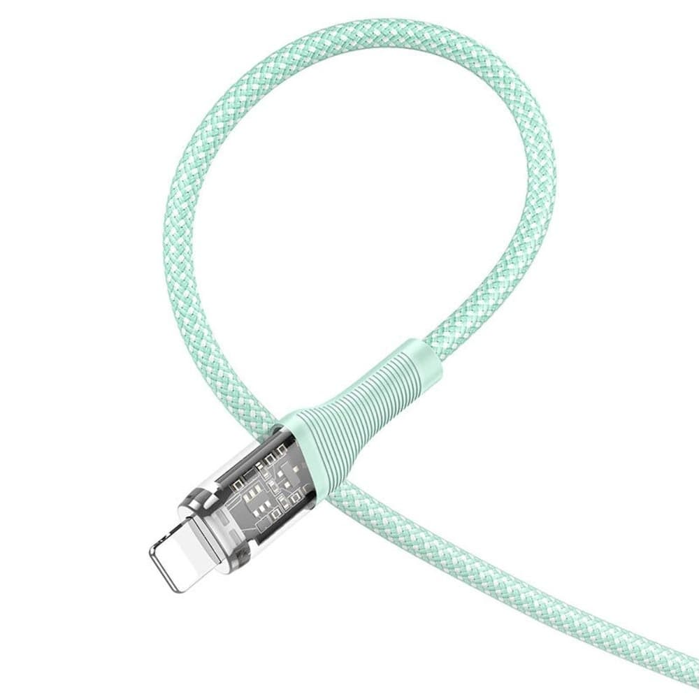 USB-кабель Hoco U111, Type-C на Lightning, Power Delivery (20 Вт), 120 см, зеленый