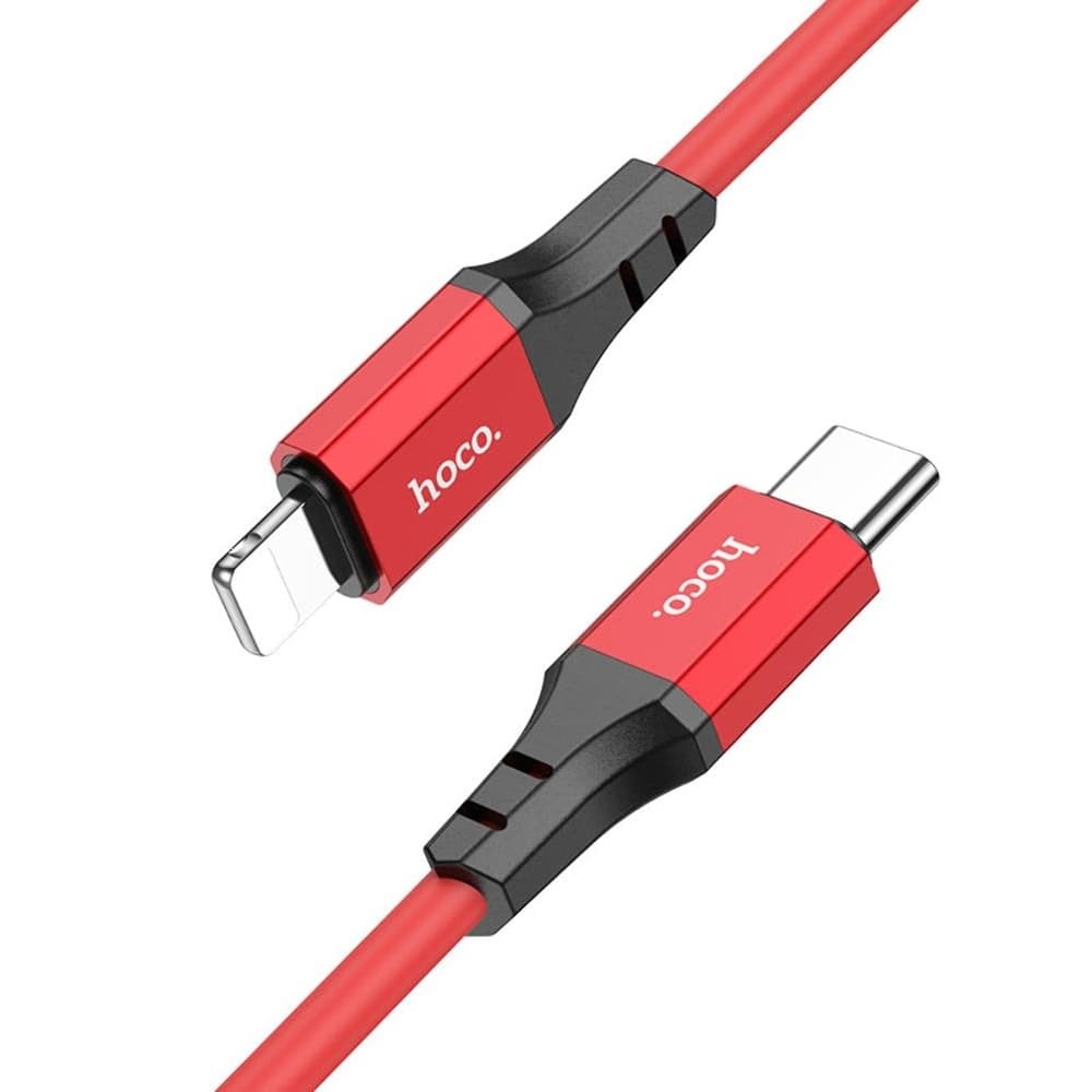 USB-кабель Hoco X86, Type-C на Lightning, Power Delivery (20 Вт), 100 см, красный