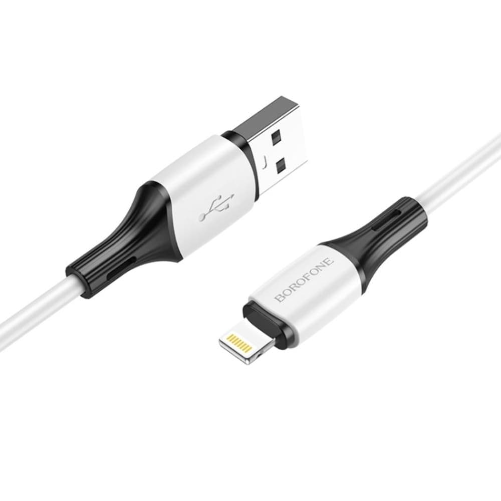 USB-кабель Borofone BX79, Lightning, 2.4 А, 100 см, белый