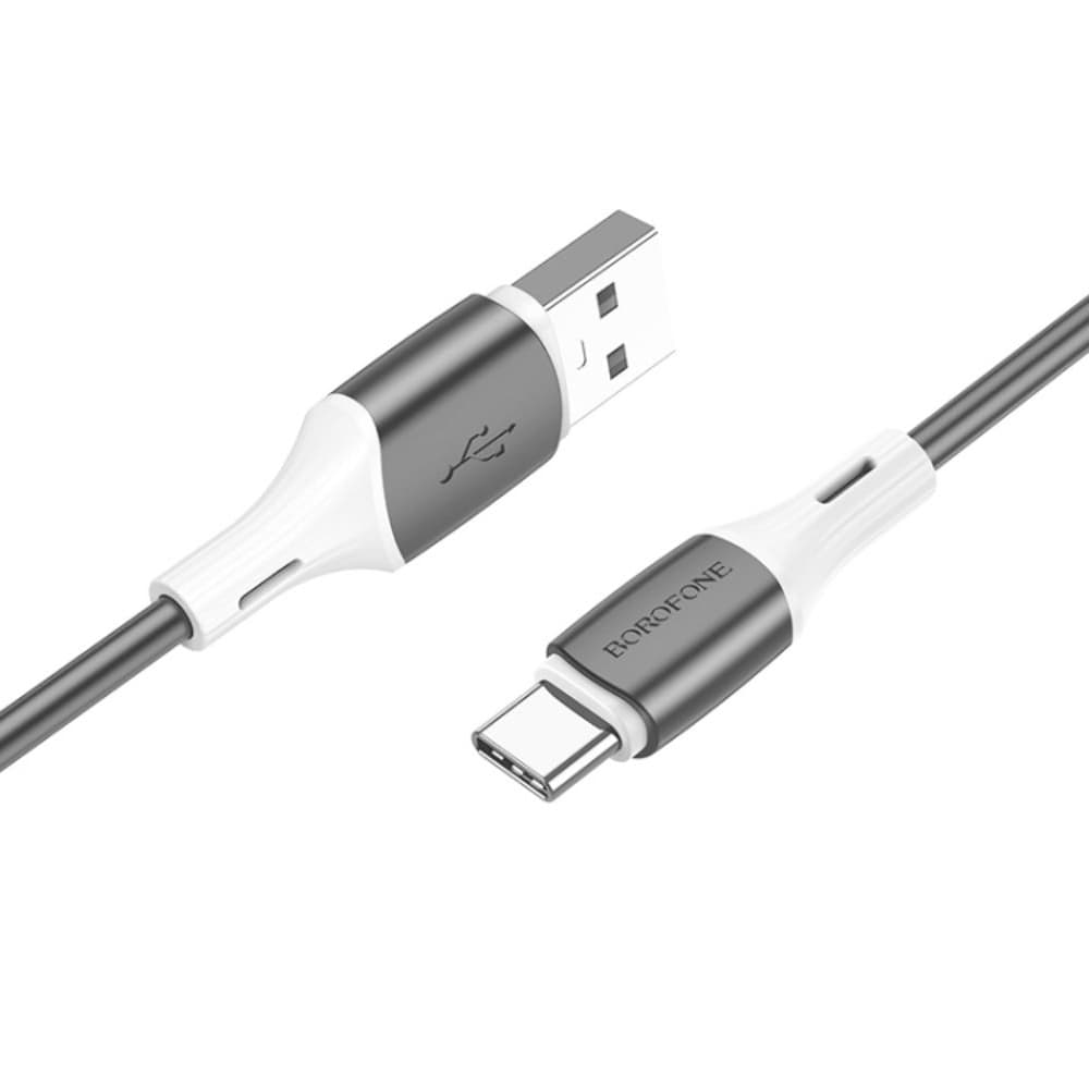 USB-кабель Borofone BX79, Type-C, 3.0 А, 100 см, чорний