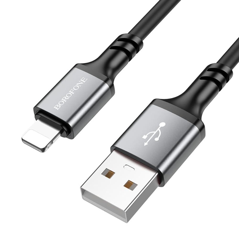 USB-кабель Borofone BX83, Lightning, чорний