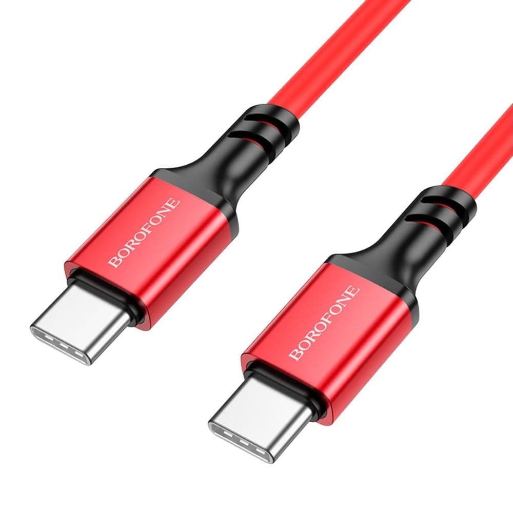 USB-кабель Borofone BX83, Type-C на Type-C, 60 Вт, красный