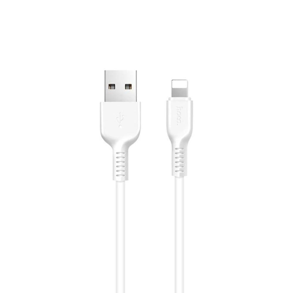 USB-кабель Hoco X20, Lightning, 2.4 А, 100 см, білий