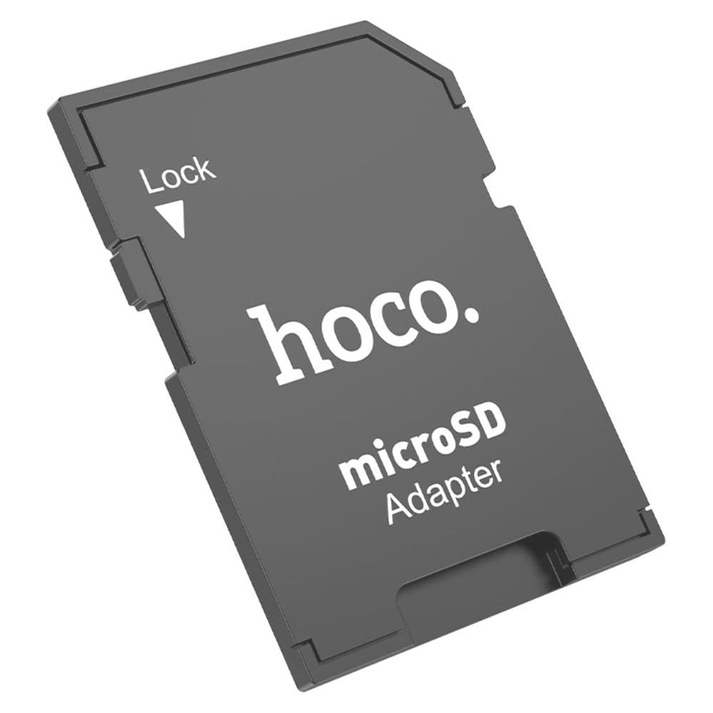 Картридер Hoco HB22, TF на SD card holder, чорний
