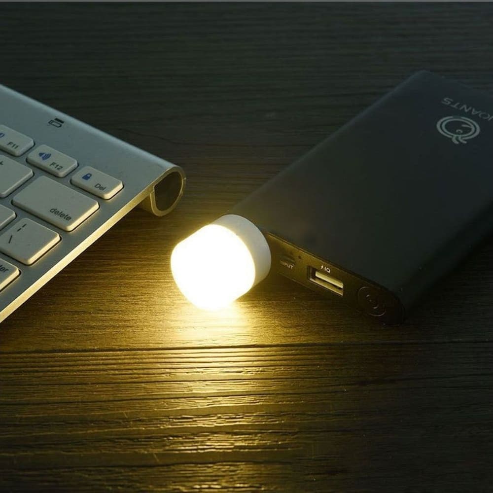 USB LED лампочка, теплый свет