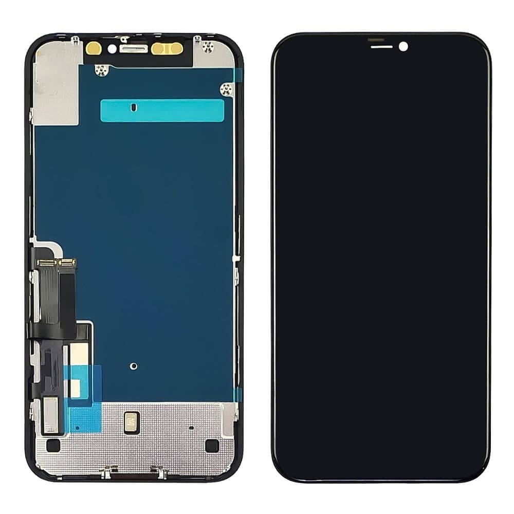 Дисплей Apple iPhone 11, черный | с тачскрином | GX-IN CELL, IPS | дисплейный модуль, экран, монитор