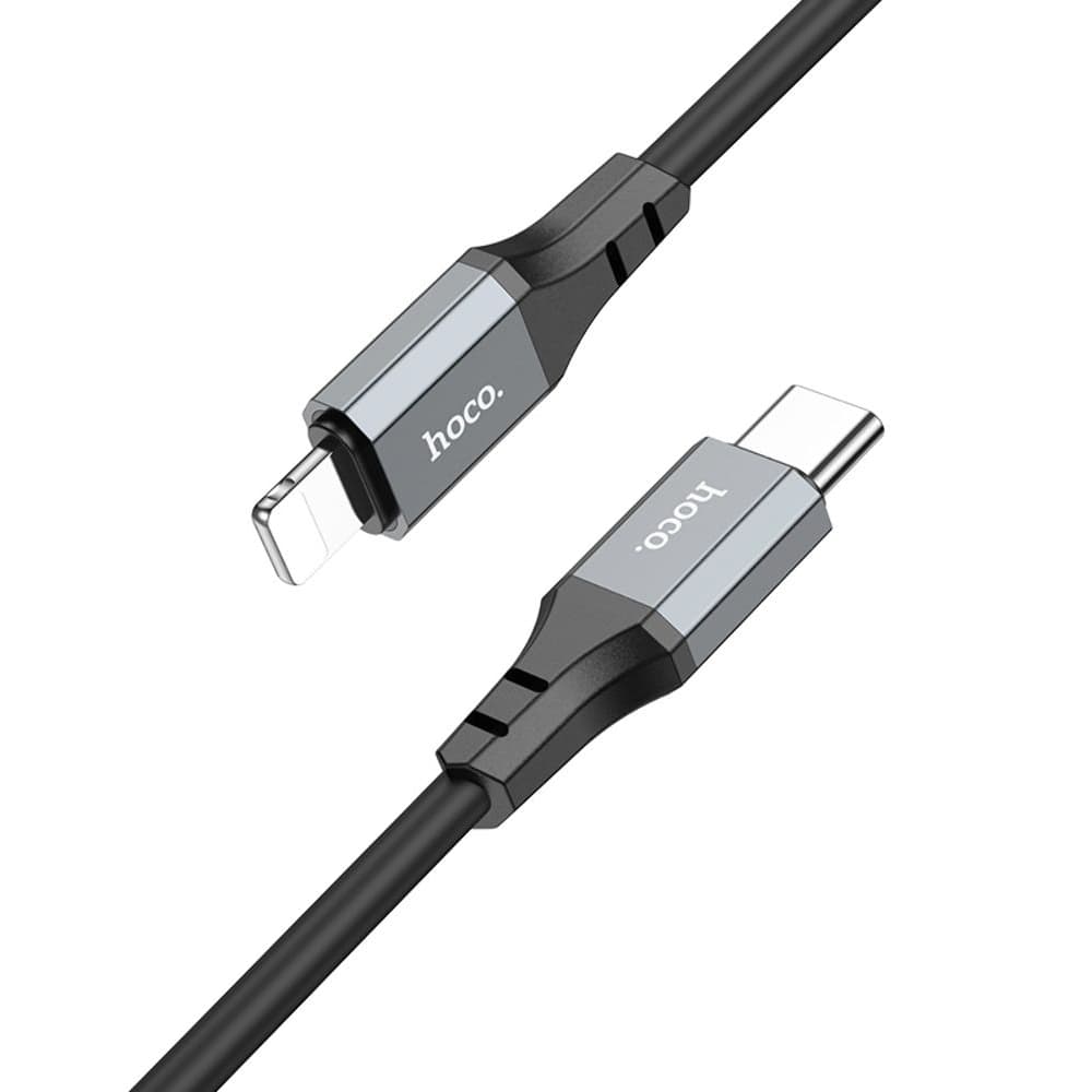 USB-кабель Hoco X86, Lightning, Power Delivery, 100 см, чорний