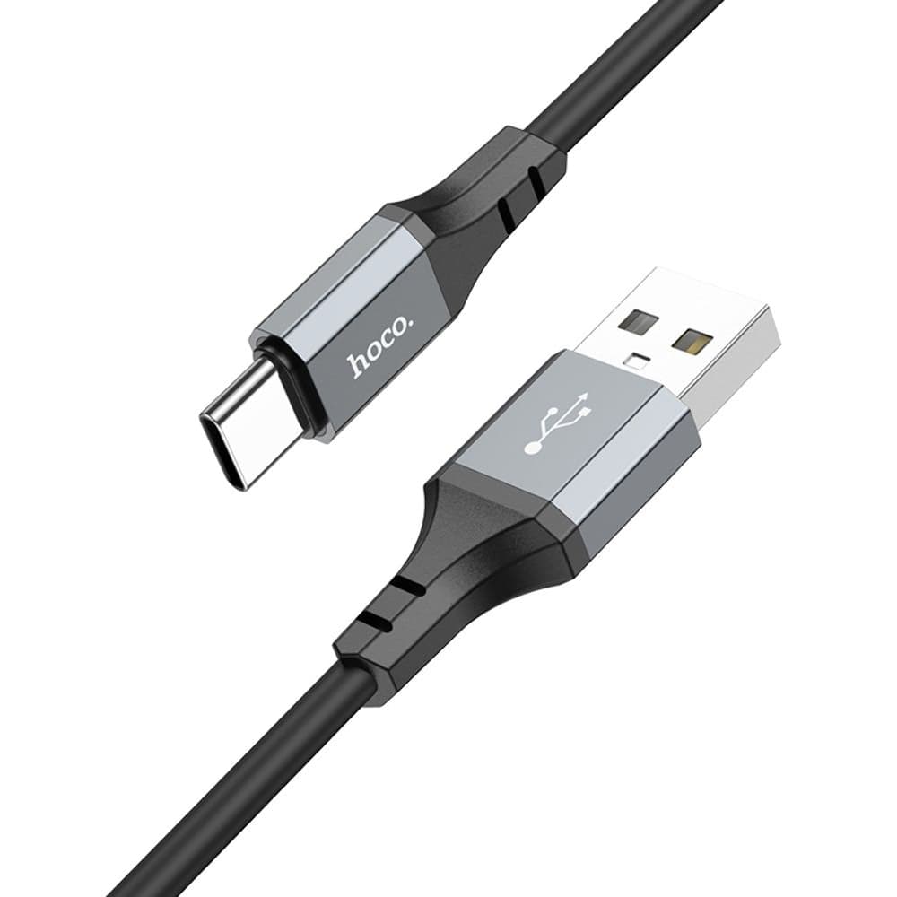 USB-кабель Hoco X86, Type-C, 3.0 А, 100 см, чорний