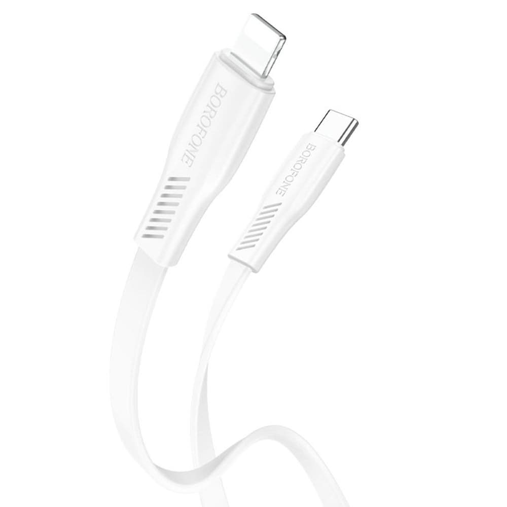 USB-кабель Borofone BX85, Type-C на Lightning, 3.0 А, 100 см, белый