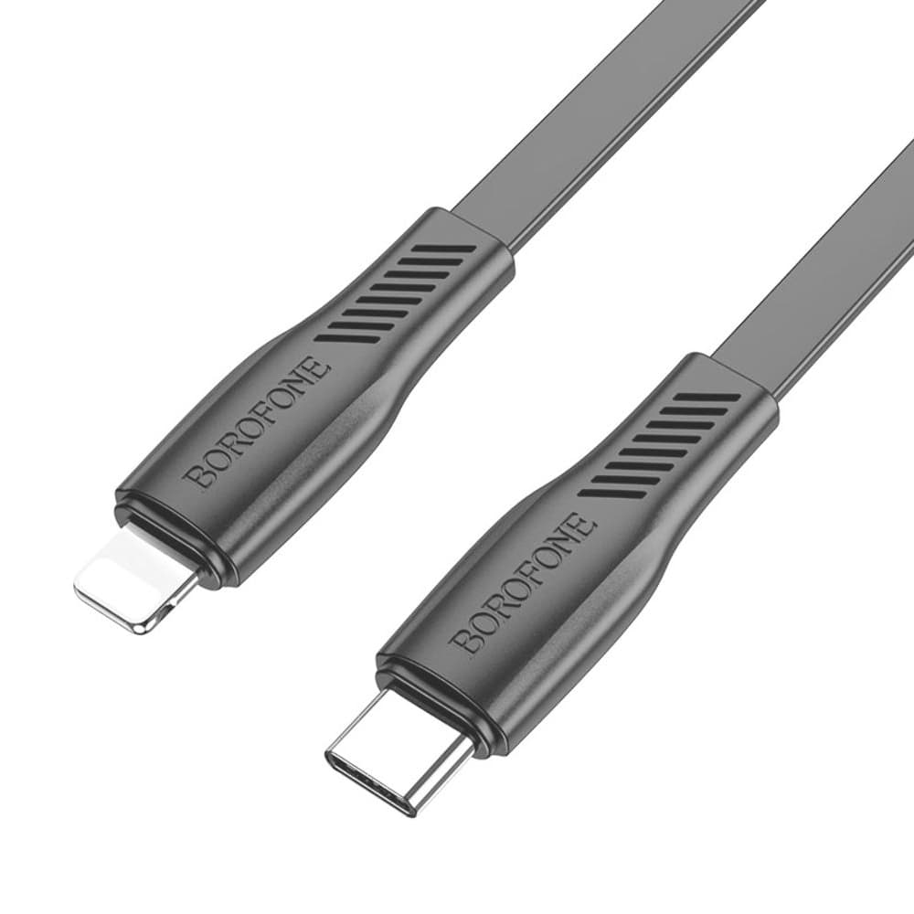 USB-кабель Borofone BX85, Type-C на Lightning, 3.0 А, 100 см, черный
